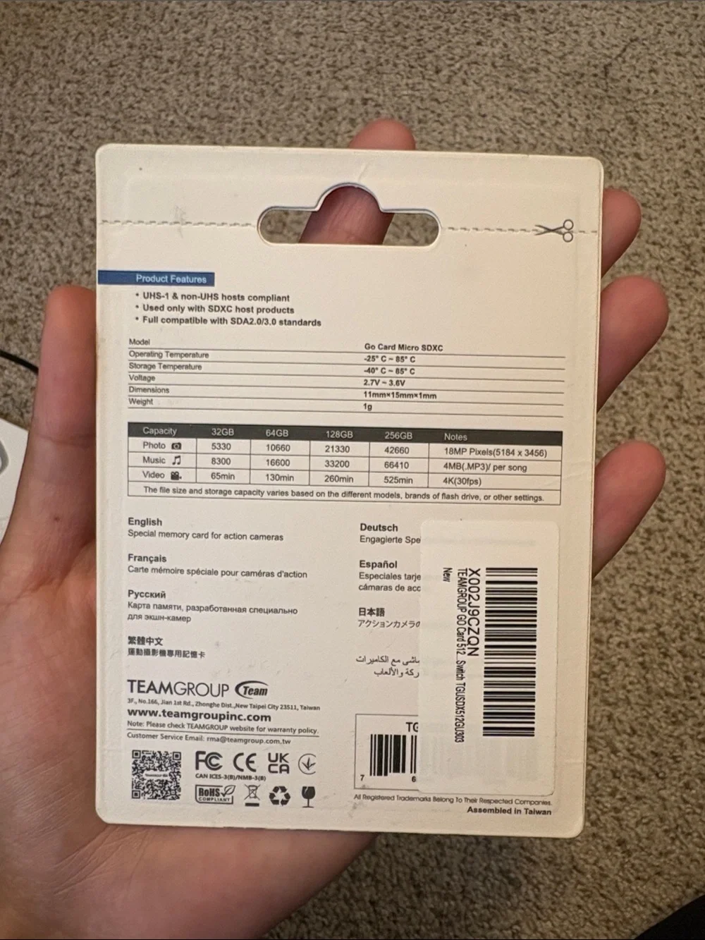 Teamgroup GO Card 512 GB